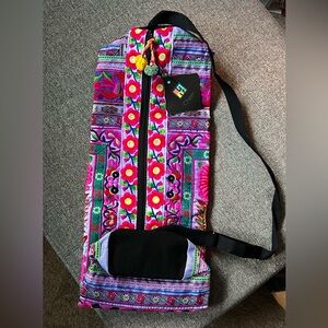 Colorful Floral Yoga Mat Bag